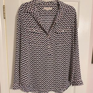 LOFT Graphic Blouse